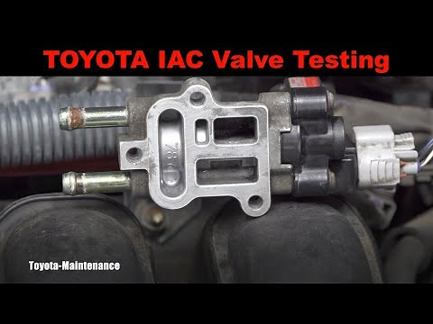 How to test TOYOTA IAC Valve without special tools