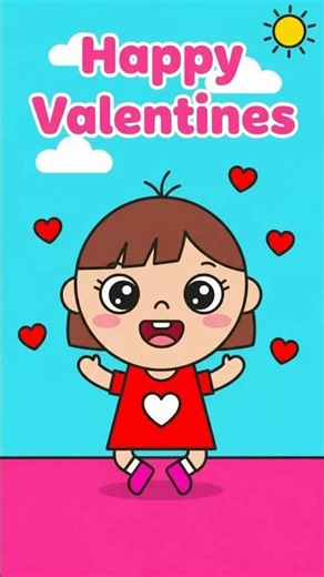 Happy Valentine's Day Song 💝 Kids Valentine Song