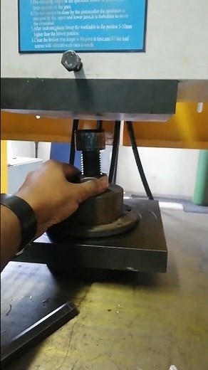 SETTING UP FOR PROOF LOAD TEST ON M36 BOLT ON THE 1000 TONS TENSILE MACHINE