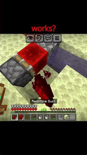 does this work? apakah ini berfungsi? #minecraft #shorts