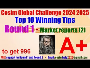 CESIM Guide Round 1 Part 2 answers [Top result 999] Cesim Global challenge Cesim 2025 guide