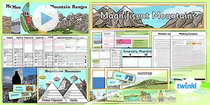 Mountain Ranges Unit Pack - Year 5 Geography