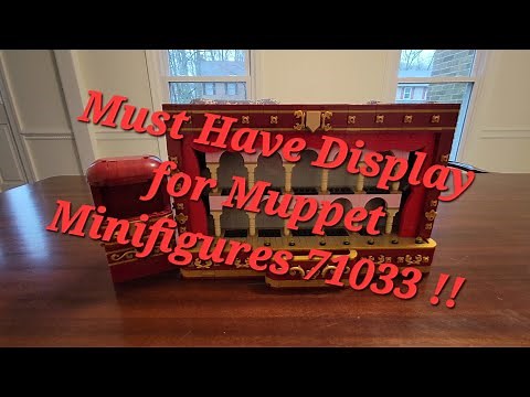Lego MOC Muppet Theater ! To Display Lego Muppet Minifigures 71033