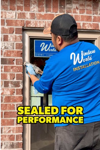 Caulked, sealed, and finished the right way ✔️ #windowworld