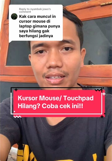 Cara Mengatasi Kursor Laptop Tidak Berfungsi