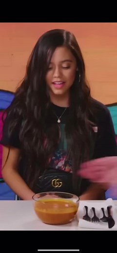 Jenna Ortega Tasting 5 New Foods on React IGTV