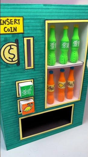 DIY Fanta Claw Machine with Paper | Paper Craft Ideas #short #papercraft