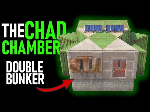 The ULTIMATE CHAD CHAMBER - 2x1 Solo Rust Base Design (Double Bunker)