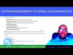 Operating System Requirements - QuickBooks 2019