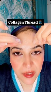 How to apply collagen thread on forehead for controlling Finelines & Wrinkles #skincare #collagen #antiaging #wrinkles #fyp | Soni Chaudhury