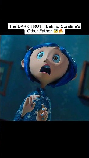 Coraline’s Other Father Has a Terrifying Secret 😨🔥 #shorts #coraline #disney #theory #movie #pixar