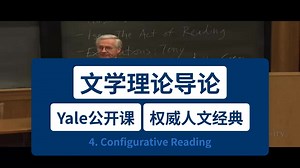 【耶鲁公开课】文学理论导论 4. Configurative Reading