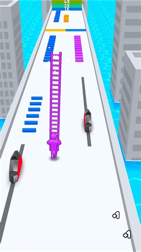Ladder Master Lvl.34 - Collect Ladders & Climb Walls 🪜🏃 #shorts #games #laddermaster #gameshorts