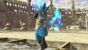 Lucario is the only fighter whose attack power increases as it takes damage. A fighter that truly shines when in a pinch, choose Lucario for a thrilling battle. | Super Smash Bros.