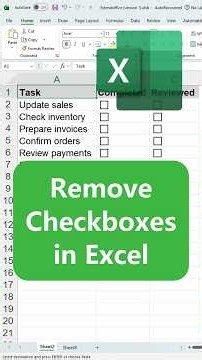 Can’t delete checkboxes in Excel? Here’s how