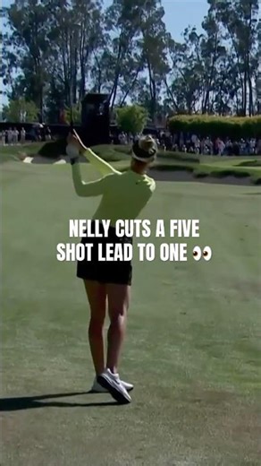 Nelly Korda is chasing down another trophy in prime time 🏆