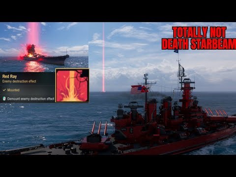 Red Ray Kill Destruction Effect Showcase World of Warships
