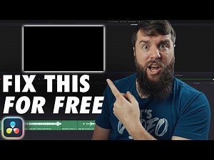 How To Easily Edit 10 Bit Videos In The FREE Version Of DaVinci Resolve (Fix Black Screen)