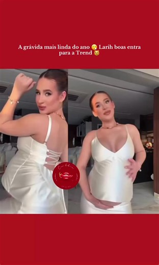 A barriguinha 🤏🏻🤏🏻🤏🏻 vem Ravi! #larihboas #trend #gravidez #fy #fyp