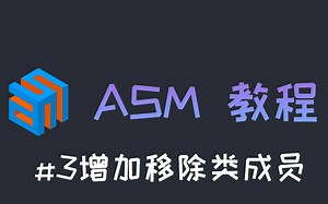 ASM教程#3增加移除类成员
