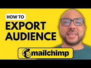 How to Export Audience from Mailchimp