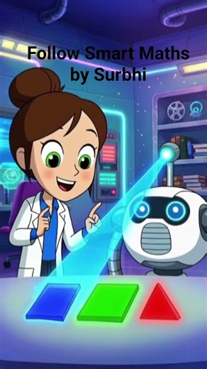 Robot Scans Shapes 🤖 Rectangle or Parallelogram? #shorts #maths