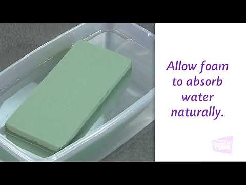 How To Properly Soak Wet Floral Foam
