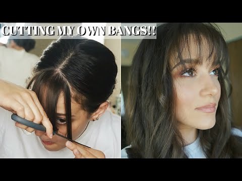 CUTTING MY OWN BANGS/FRINGE AT HOME