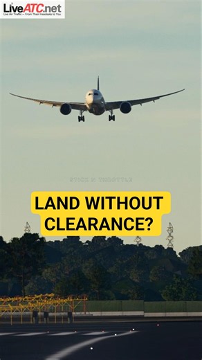 ATC Forgets To Give Landing Clearance