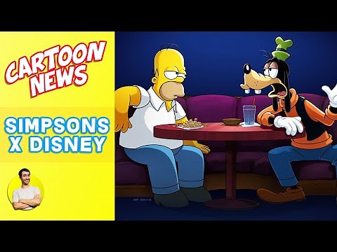 Simpsons / Disney Cross-Over Actually Happening (with Goofy) - Announced | CARTOON NEWS