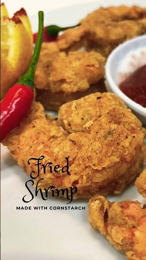 Crispy Fried Shrimp made with Cornstarch #cookingwithnino #shrimp