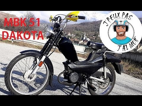 Test - Essais MBK 51 Dakota - CDI 7000 trs