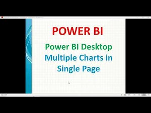 Power BI Tutorials | Power BI Multiple Charts in Single Page | charts in Power BI