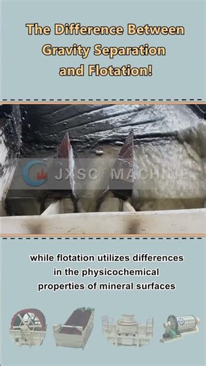 The Difference Between Gravity Separation and Flotation!