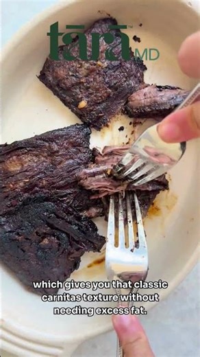 Steak Carnitas (High-Protein, Hormone-Supportive Tacos) | TārāMD #tacotuesday #nacho #cincodemayo