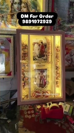 Wedding Varmala + Chooda Preservation Frame with LED Light | Full Tutorial ❤️