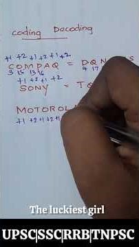 Coding Made Easy | Coding–Decoding Trick🔥 #viral #shorts