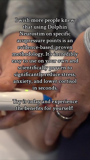 Dolphin Neurostim is a revolutionary device that uses low-frequency microcurrent stimulation to activate key acupuncture points, providing immediate and effective relief from chronic pain. By targeting the body's nervous, muscular, and endocrine systems, it reduces stress, releases muscles, and stimulates endorphins. Proven to reduce chronic pain by up to 80% after a single session. · That’s not all, our device is not only #1 for Pain Management but also helps with the following for optimal heal