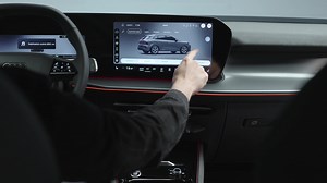 The new Audi Q3 SUV in Studio - Infotainment System