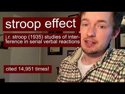 what is the stroop effect (color, counting, emotion)? - ok science
