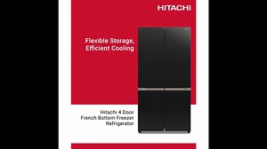 The Hitachi 4-Door Refrigerator goes beyond typical cooling, offering...