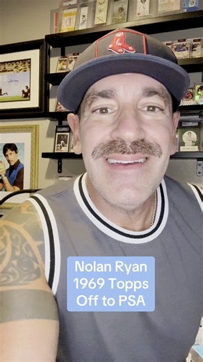 Ryan Express Nolan Ryan 1969 Topps with the New York Mets, off to PSA! #psa #baseball #fyp #sportscards #mlb