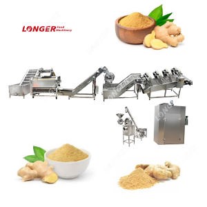 Customizable Dried Dehydrated Ginger Flake Powder Processing Line Garlic Processing Plant