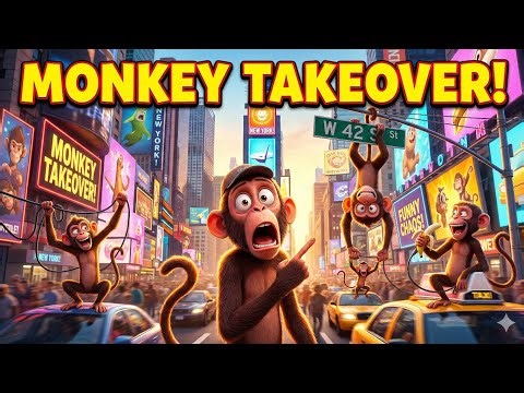 Funny Monkey Friends Take Over New York City! 🐒😂