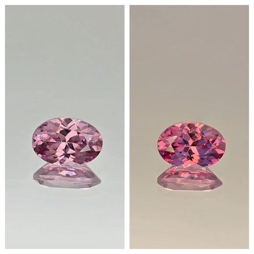 Natural Color Change Garnet 0.79 Ct | Oval Cut 6.5 × 4.5 Mm | Pink to Peach Color Shift | Rare Loose Garnet Gemstone #Q.348 - Etsy