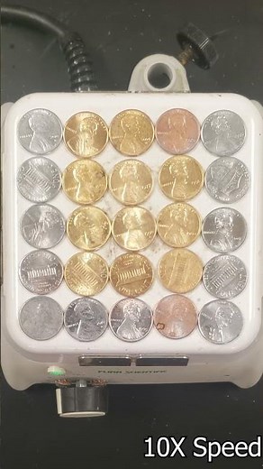 Making 25 Gold Pennies Experiment