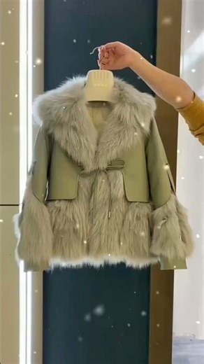 ✨ winter stylish fur jacket #style #look #fashion #viralvideo #youtubeshorts