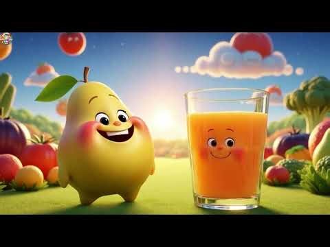 Sing & Eat with Fruits 🍎🍌 | Fun Kids Songs, Nursery Rhymes & Healthy Eating Adventure