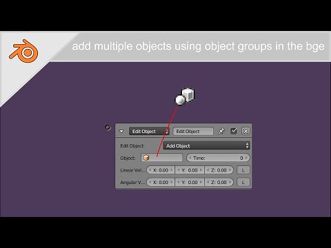 Add Objects using groups - Bge Tutorial