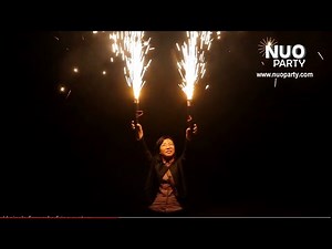 Handheld cold pyro fireworks firing system for wedding derection